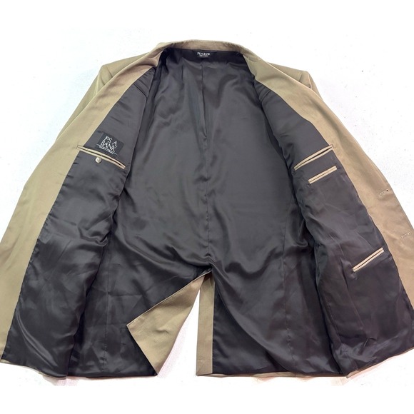 NEW Jos A Bank 52L blazer jacket‎ sport suit coat british khaki travelers wool - Picture 3 of 12
